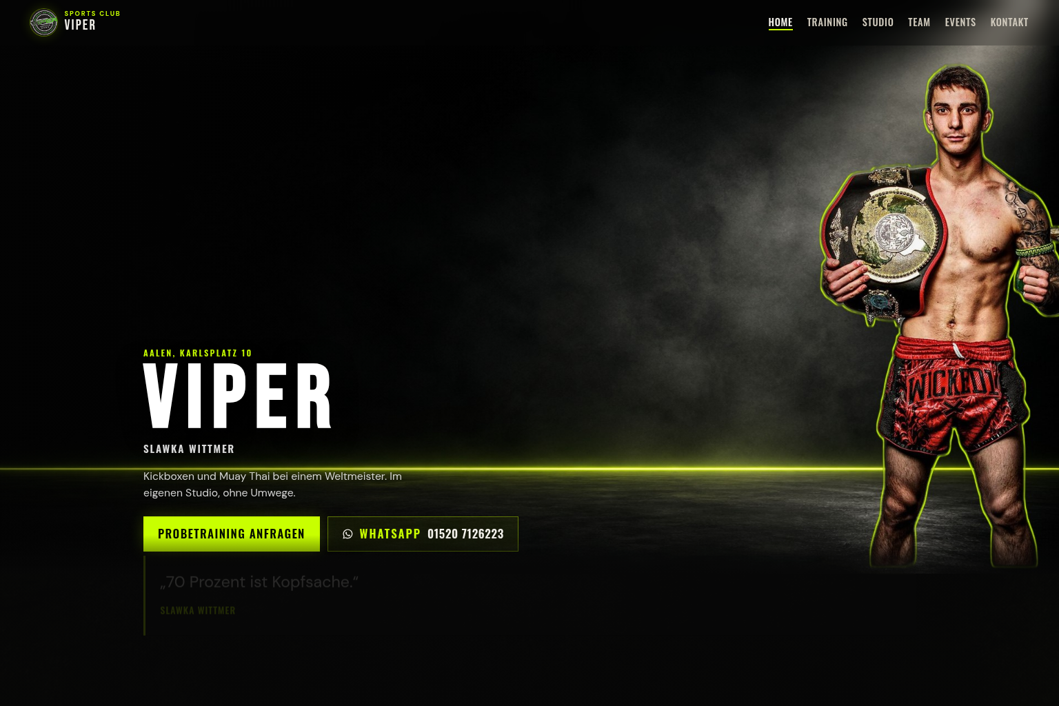 Projekt Sports Club Viper